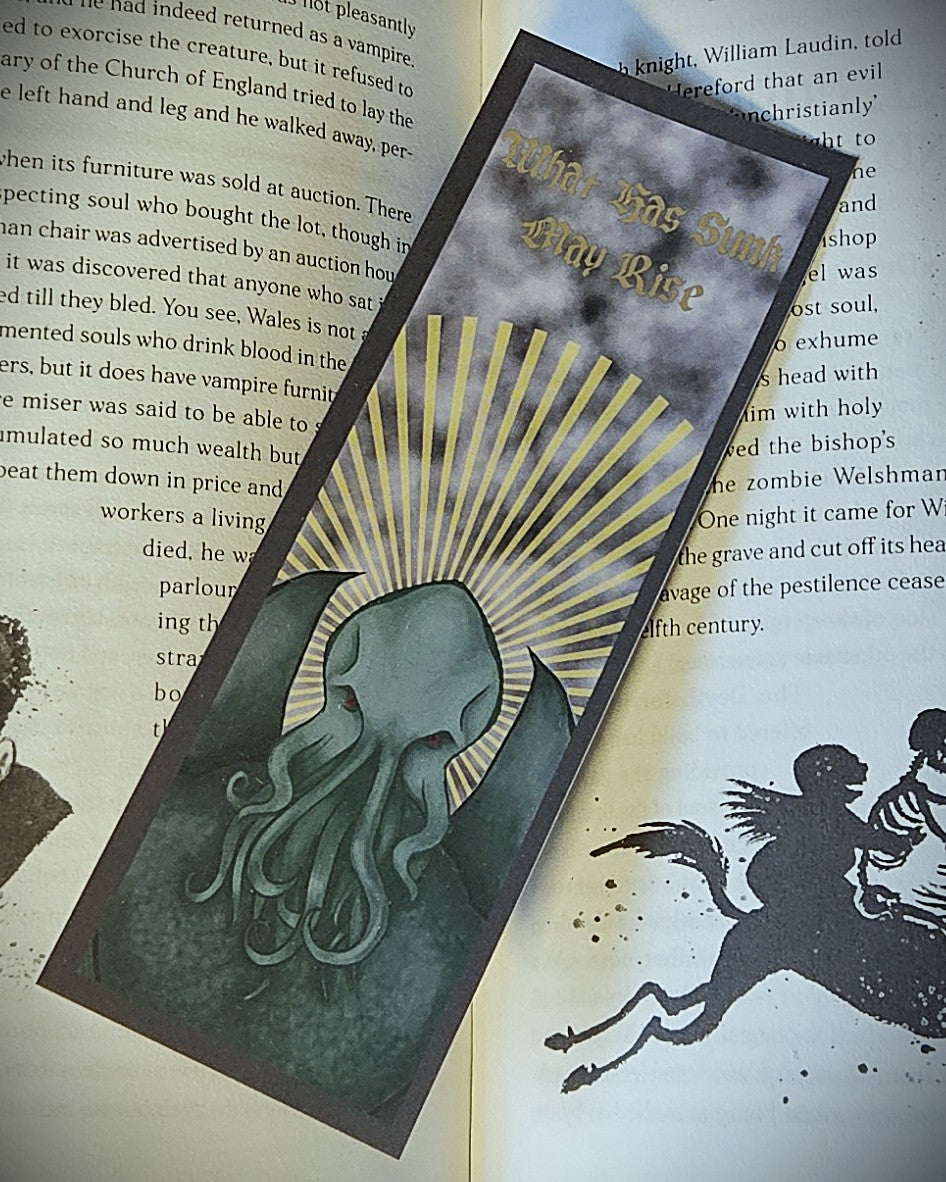 Llyfrnod "What Has Sunk May Yet Rise" Bookmark