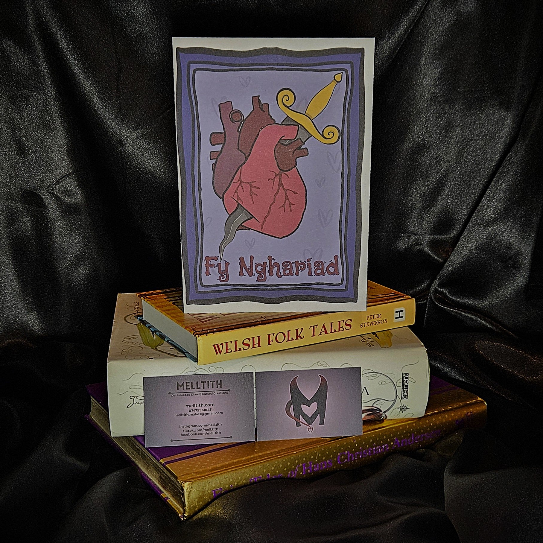 Cerdyn "Fy Nghariad" Card - A5